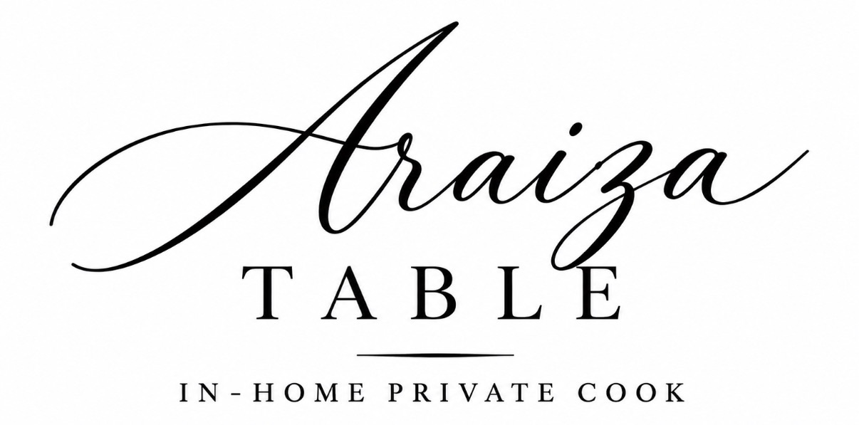 Araiza Table — In-Home Private Cook